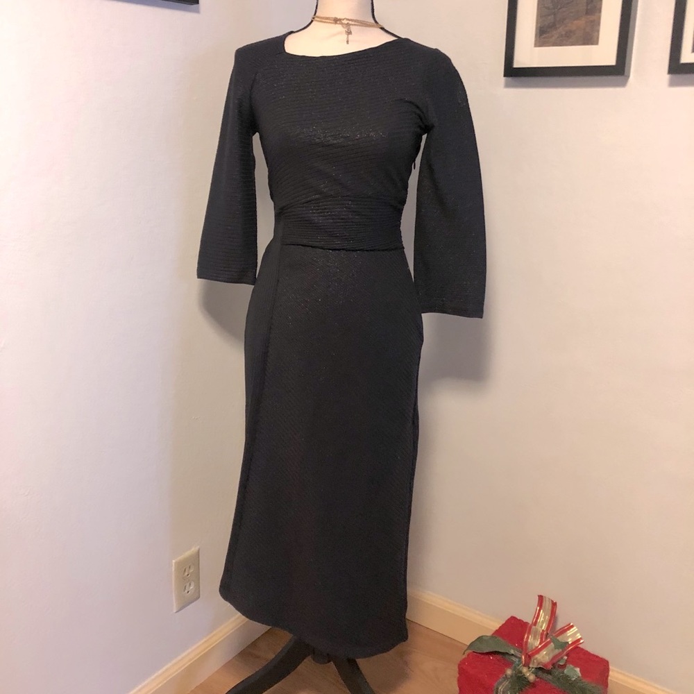 Anthropologie Black Dress NWT